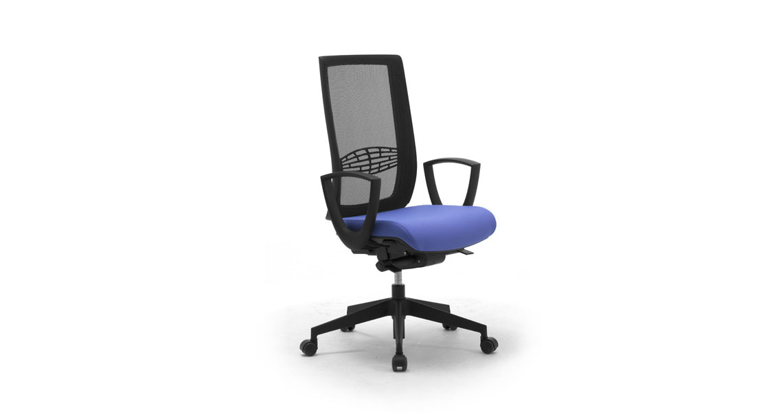 Poltrona da ufficio ergonomica traspirante supporto lombare