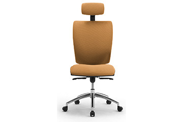 Sedia ufficio con schienale alto a norma Dlgs 81/2008 senza braccioli Sprint X