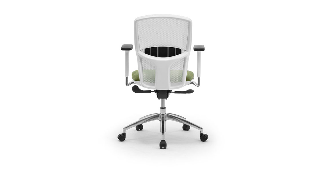 Sedie ergonomiche per ufficio con rete traspirante - Leyform