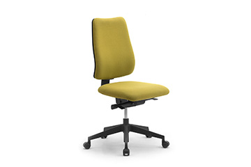 Comoda sedia ergonomica girevole ad uso ufficio senza braccioli DD4