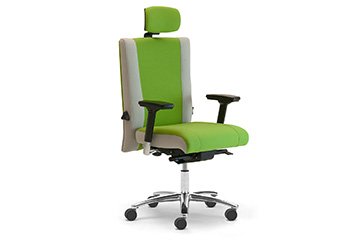 Comoda sedia ergonomica 24 ore da ufficio e call center Non Stop